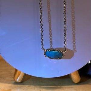Turquoise and gold Kendra Scott necklace